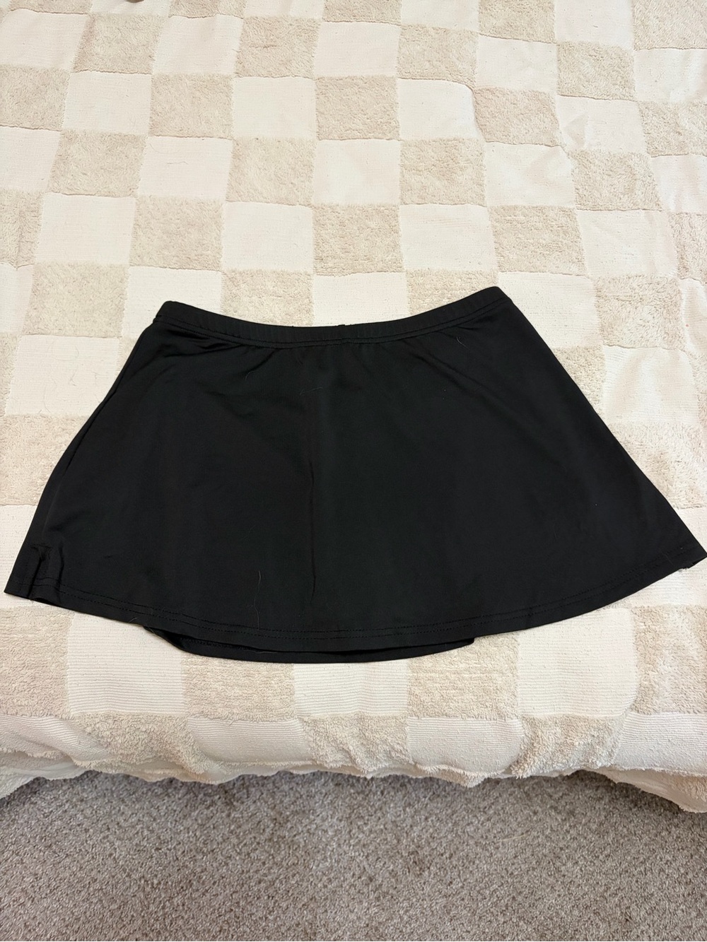 SHEIN Black Circle Skater Skirt